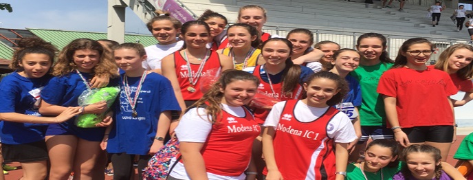 La Squadra di atletica delle Cadette campione provinciale