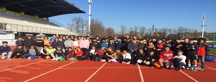 I ragazzi della Scuola Cavour alla Campestre