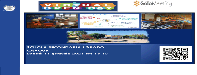 Virtual Open day Scuola Secondaria Cavour 11 Gennaio 2021