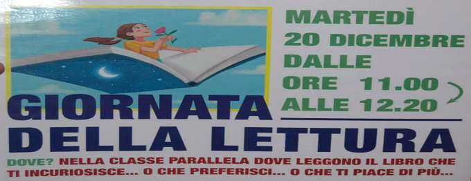 Giornata della lettura alla scuola Giovanni XXIII
