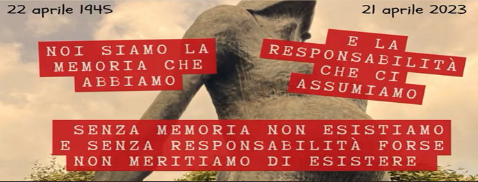 Commemorazione 25 Aprile classi quinte Giovanni XXIII e Scuola Lanfranco